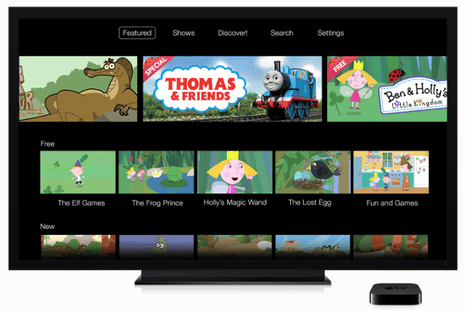 Hopster's new app for Apple TV.