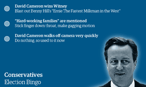 Election Night Bingo Are You Ready To Play The Game Opinion The Guardian