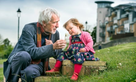 Richard Lawrence from Bristol with his granddaughter