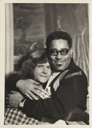 Gertrude Abercrombie with Dizzy Gillespie on his birthday, 21st Oct 1964 Artists Unframed: Snapshots from the Smithsonian's Archives of American Art