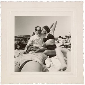 Andy Warhol and Corinne Kessler on Fire Island Beach, New York, ca. 1949 Artists Unframed: Snapshots from the Smithsonian's Archives of American Art