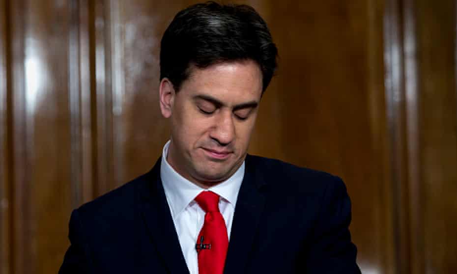Ed Miliband resigns as leader of the Labour party.