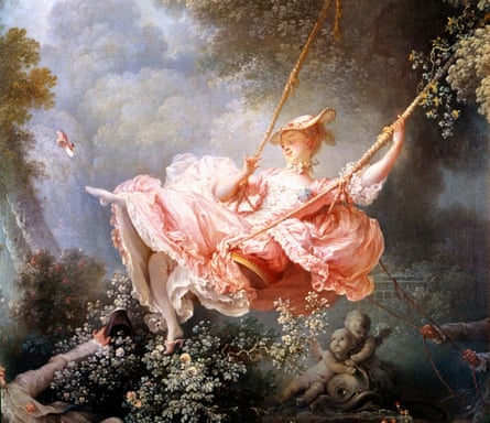 The Swing by Fragonard, 1767 (cropped). Fashion-curated art collections should be more eclectic.