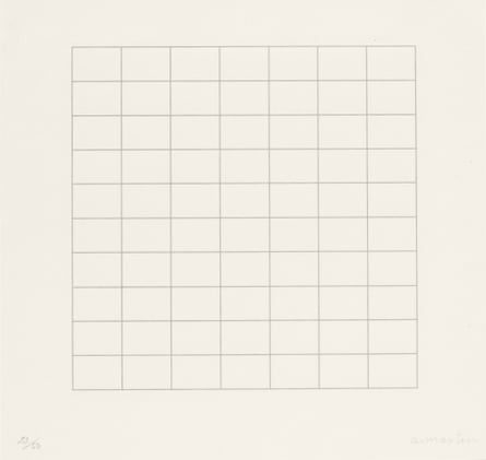 On a Clear Day, 1973, Agnes Martin (1912-2004).