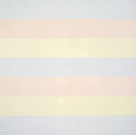 “There is a sense of a painting as a contained wave of light” ... detail from Untitled 5, 1998, Agnes Martin.