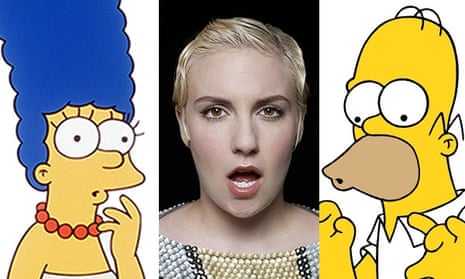 Is Lena Dunham the person that finally comes between Homer and Marge for good?