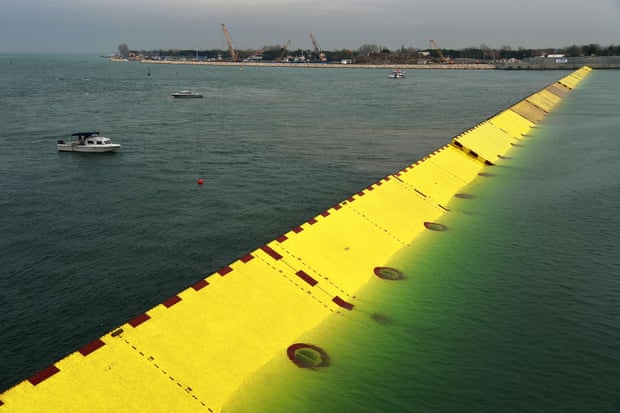 Venice’s €5.4bn Mose flood barrier project will be able to support a 3 metre high tide.