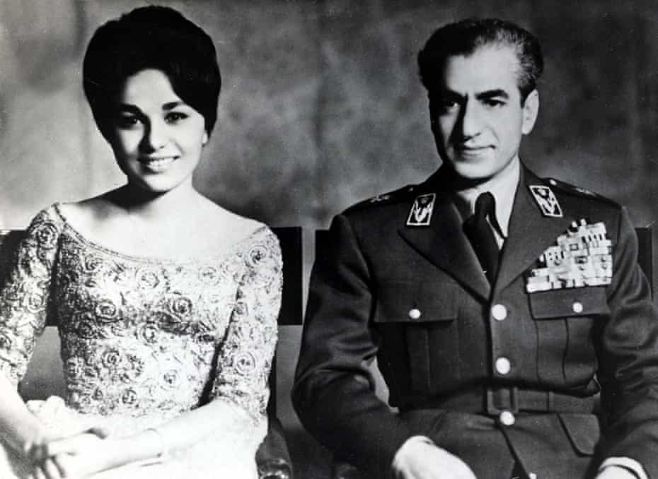 The Shah and Queen Farah Diba in 1960.