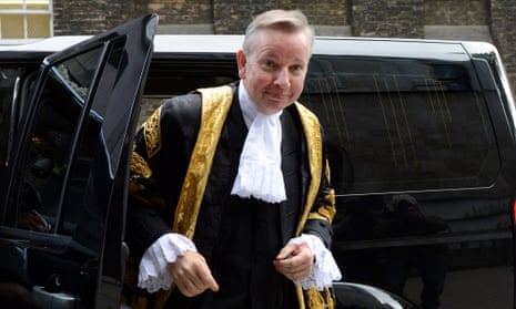 Michael Gove, the Minister for Justice