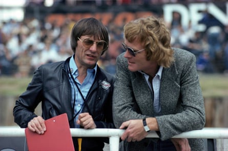 Mosley, right, with Bernie Ecclestone in 1978.