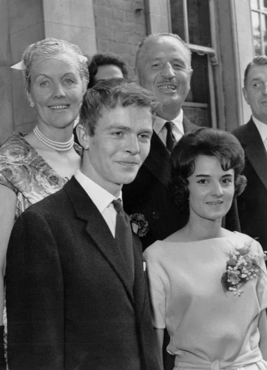 Marrying Jean Taylor in 1960, with parents Oswald and Diana.