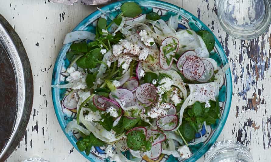 Fennel, radish and watercress salad