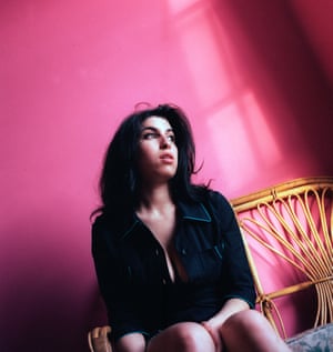 Amy Winehouse at her home in Camden