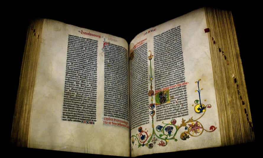 Fragment of Gutenberg Bible expected to top 500,000 at auction The