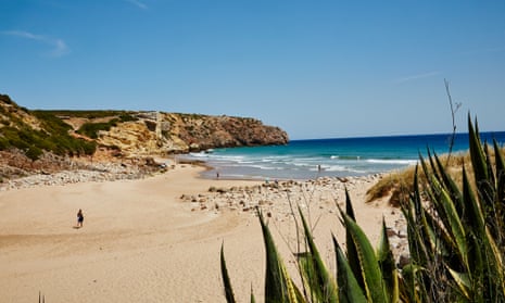 Zavial Beach, Algarve, Portugal.