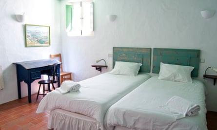 A room in one of the refurbished, formerly deserted houses of Aldeia de Pedralva