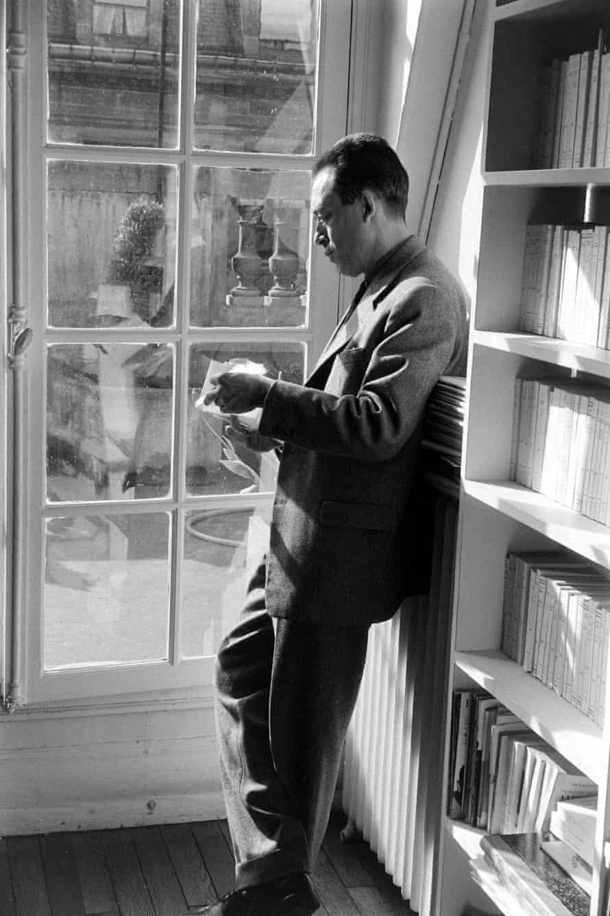 Albert Camus in Paris in 1957.
