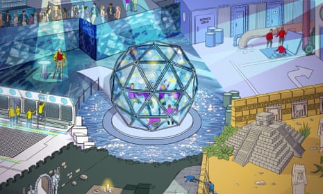An artist's impression of the new Crystal Maze experience