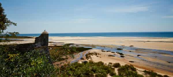 a Cacela Velha-i strand.