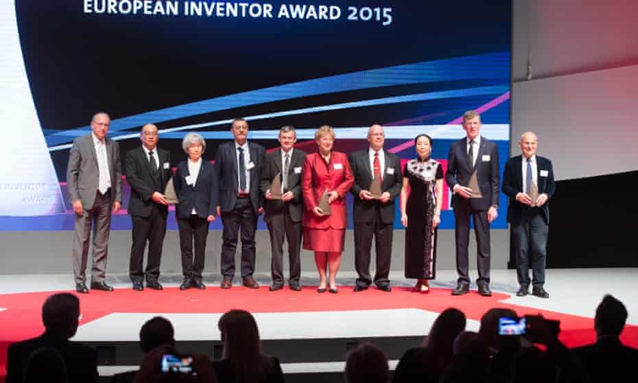 Winners on stage at the European Inventor Award 2015