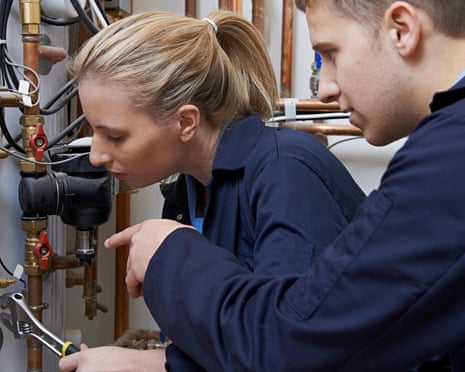 Female Trainee Plumber