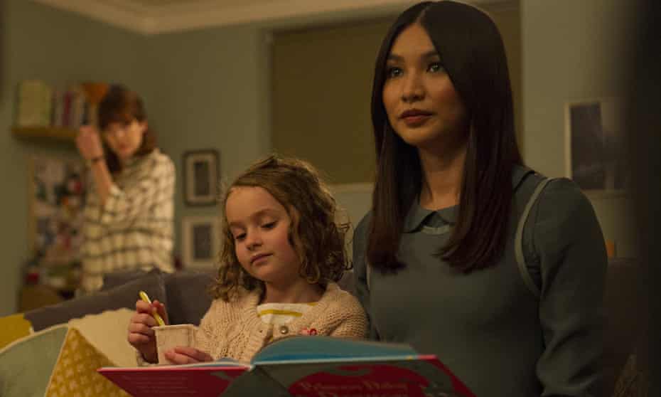 Not such a big leap … Gemma Chan as 'synth' Anita with Sophie (Pixie Davies) in Humans. Photograph: 