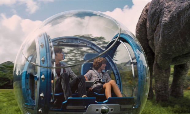 Roaming among the dinosaurs in Jurassic World. What could possibly go wrong?