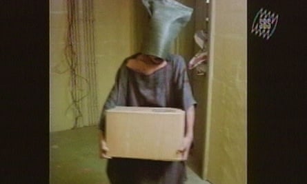 Images of prisoners at the Abu Ghraib prison in Baghdad in late 2003, obtained by the Special Broadcasting System in Australia.