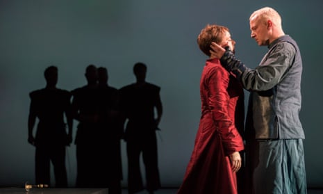 Rachel Nicholls (Isolde) and Peter Wedd (Tristan) at Longborough Festival Opera.
