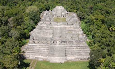 Caracol, a major Mayan city more than 1,000 years ago