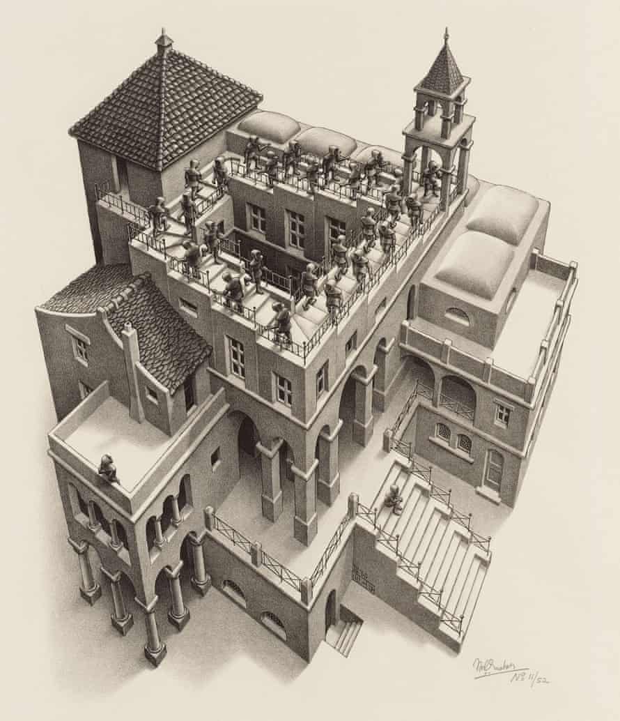 The Impossible World Of Mc Escher Art And Design The Guardian