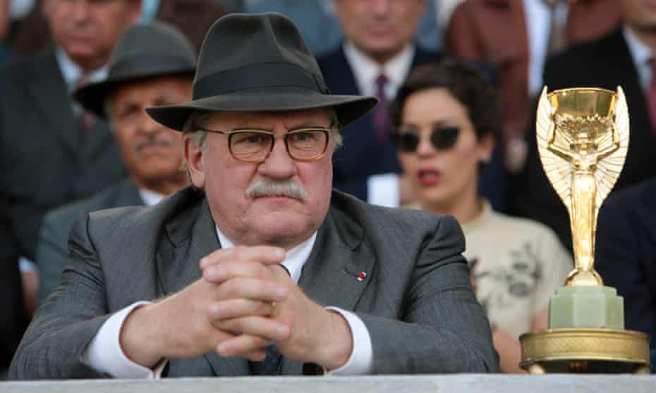 “Please don’t make me the guy responsible for the fact that FIFA is rotten” ... director Frederic Auburtin talks about United Passions, starring Gerard Depardieu in a scene from “United Passions.” 