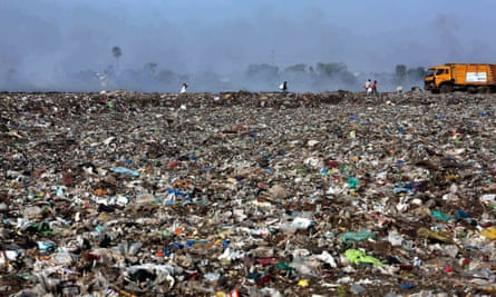 A landfill, in Bhopal, India.