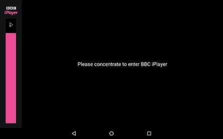 The BBC's mind-control iPlayer interface.