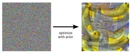 Before: noise; after: banana.