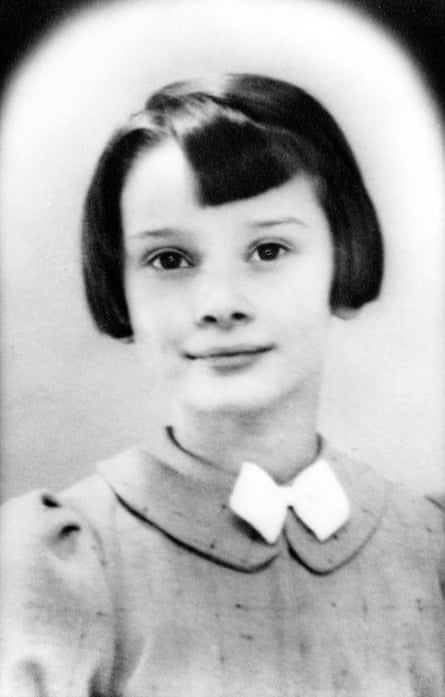 Audrey Hepburn age nine, taken by an unknown photographer in 1938.