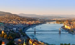 Chain Bridge over Danube River