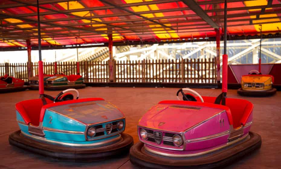 Beautiful and evocative; restored dodgem cars at Dreamland amusement park in Margate.