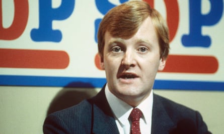 Charles Kennedy at the SDP conference in Portsmouth in 1987.