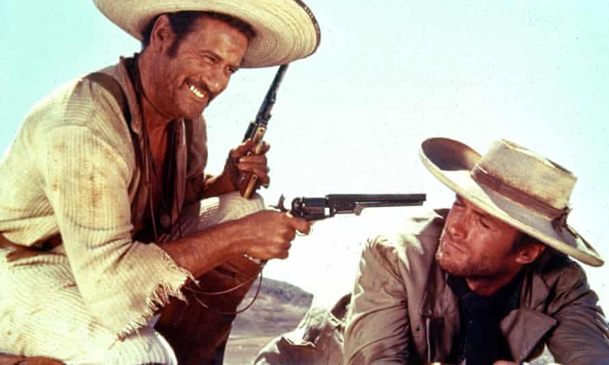 Ennio Morricone wrote the score to The Good, the Bad and the Ugly (1967), starring Eli Wallach, left, and Clint Eastwood.