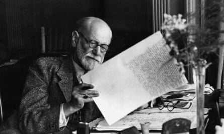 Sigmund Freud in the office of his Vienna home, 1930