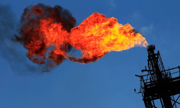Excess natural gas flares at a Pemex refinery in Mexico. Beginning this year, the Mexican oil company will share the country’s resources with a host of outside competitors.