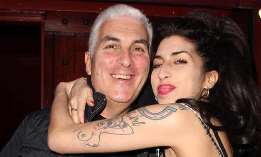 Amy Winehouse with her father Mitch.