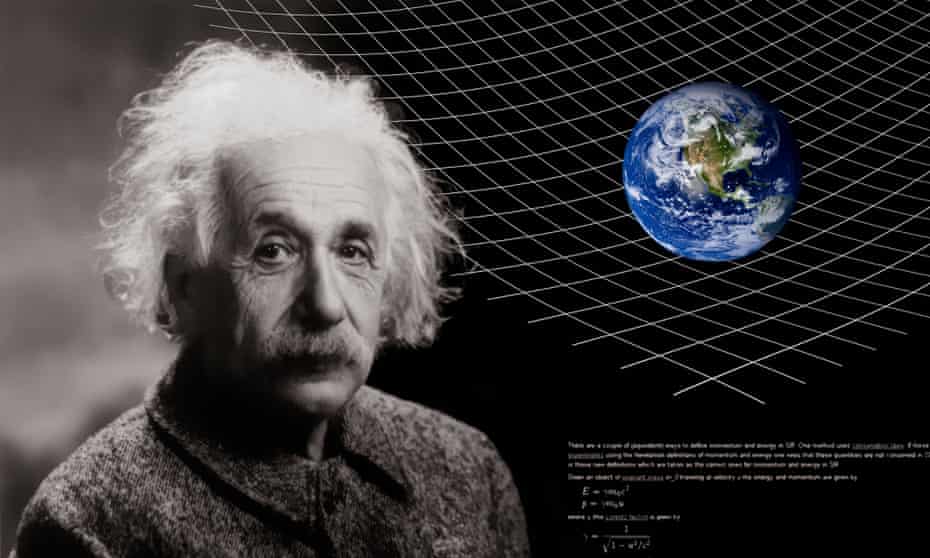 Einstein and curvy space