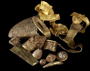 A small fraction of the Staffordshire hoard