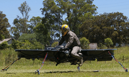 A prototype of Malloy's hoverbike.