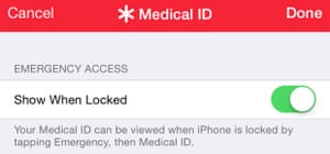 Apple Medical Health Screengrab