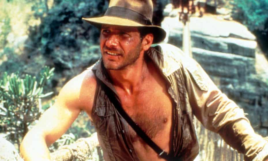 Harrison Ford as Indiana Jones in 1984's The Temple of Doom