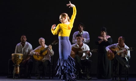 Charo Espino in Flamencura by Paco Peña Dance Company at Sadler's Wells.