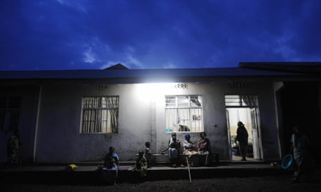 Women and girls living in a transit home inside the Heal Africa Clinic in Goma,